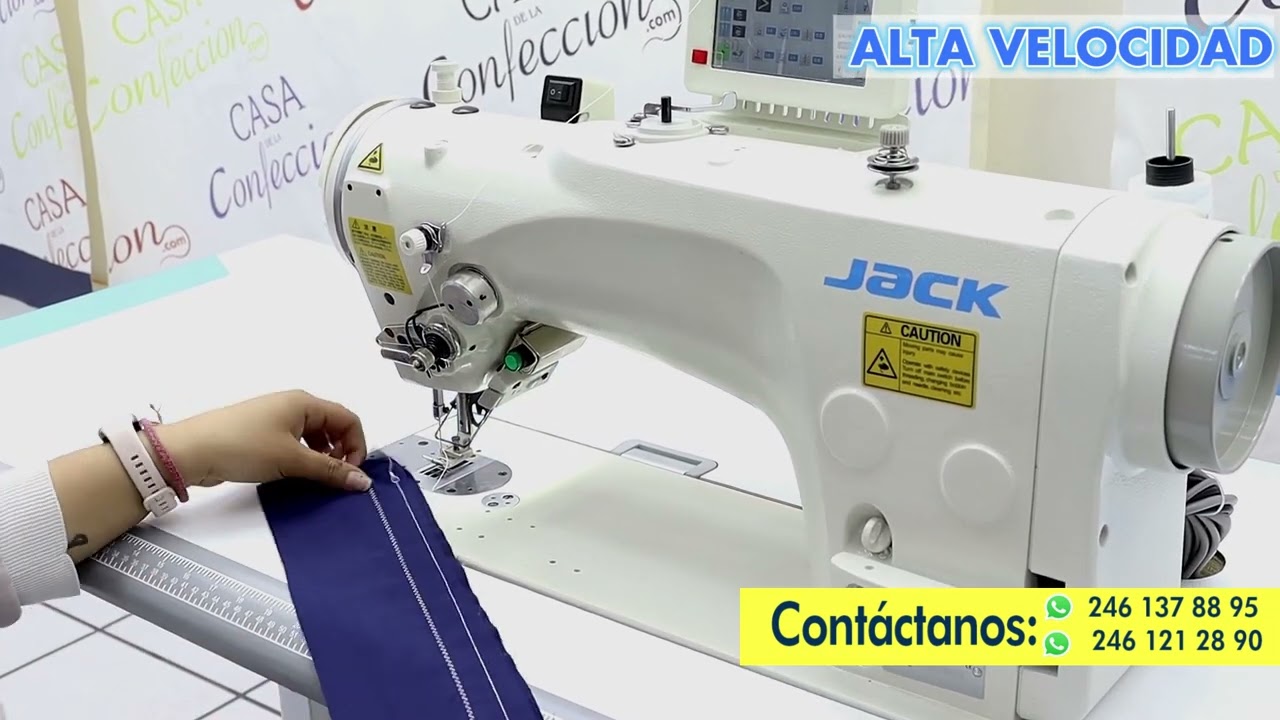 MAQUINA DE ZIG ZAG DE 3 PASOS DE ALTA VELOCIDAD PROGRAMABLE "CONTACTANOS O VISITANOS"