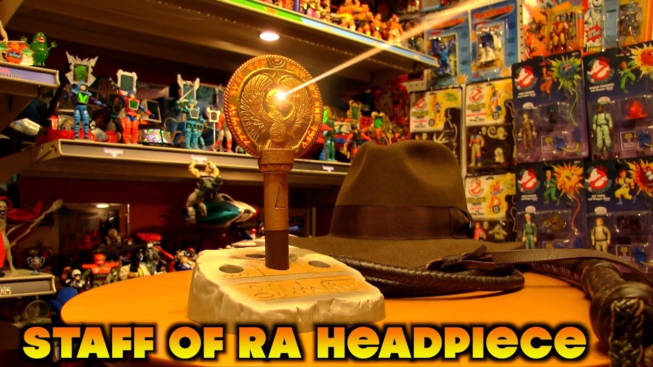 Indiana Jones Adventure Series Raiders of the Lost Ark Electronic Staff of Ra Headpiece Replica