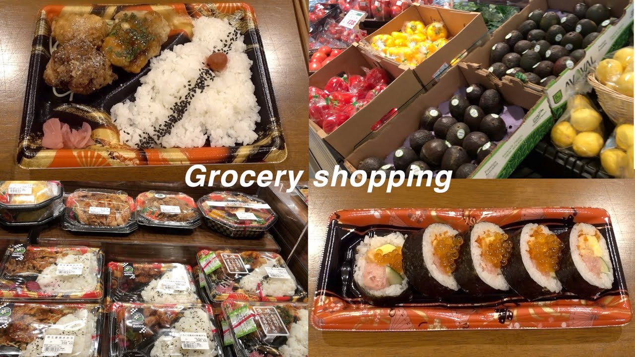 Покупки продуктов в Японии, Коробка для завтрака супермаркета Японии, Экскурсия по магазину | vlog