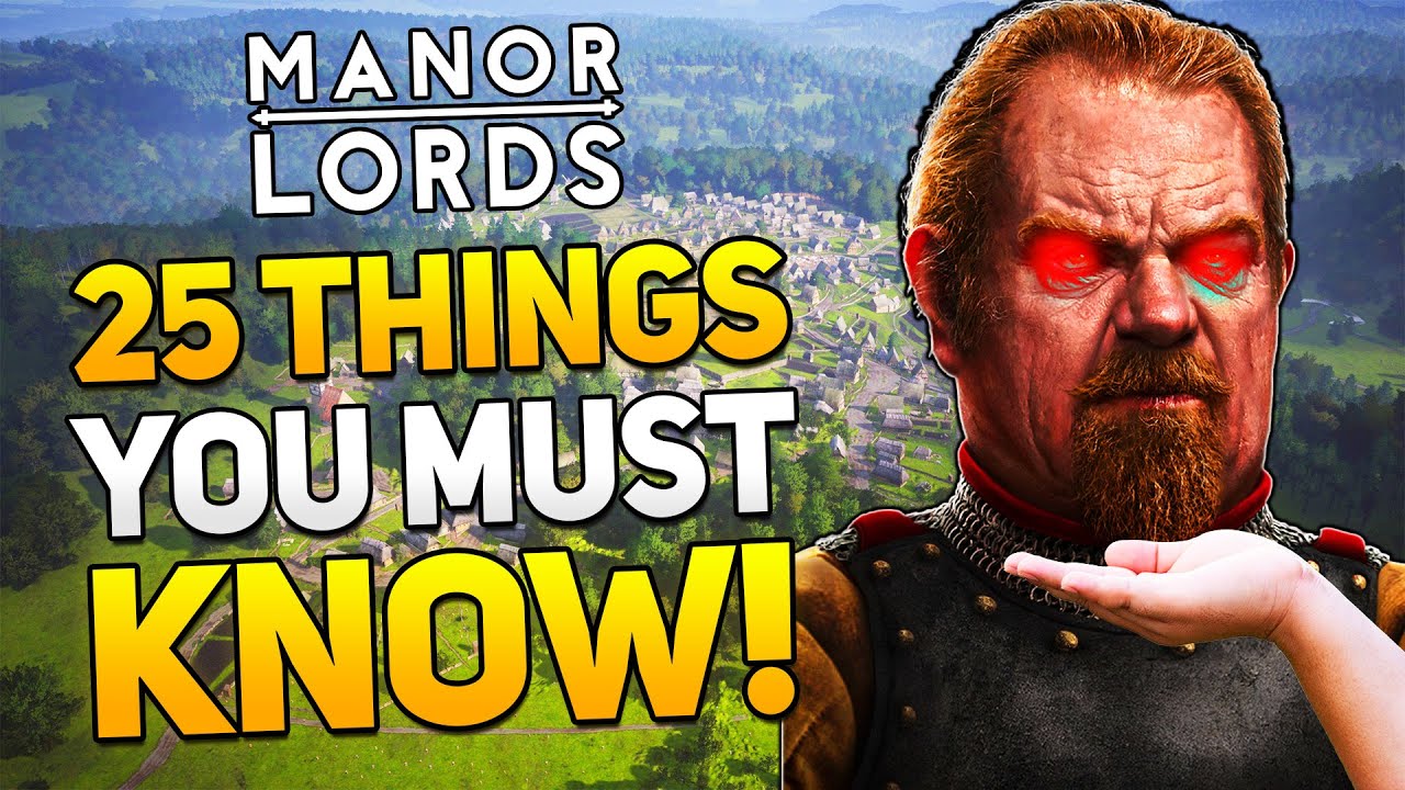 Manor Lords - 25 Tips You Need to Know! (Complete Beginner's Guide)