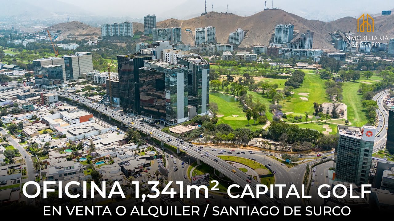 1,341m² | Gran Oficina en Venta en Surco | Piso Completo 18 | Edificio Capital Golf 🏢🔥