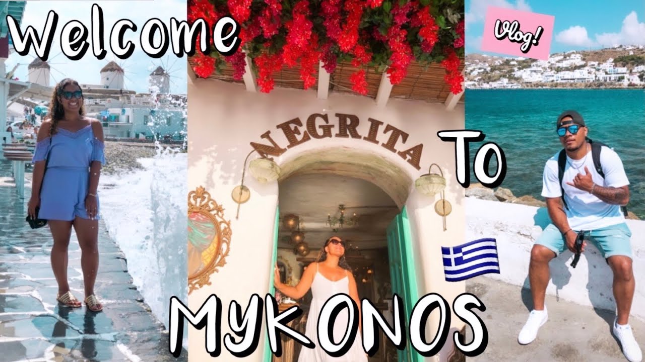VLOG 5: WELCOME TO MYKONOS! 😍🇬🇷 - NOTRE BOAT TRIP DANS LES CYCLADES - GR&Egrave;CE - ELDYSHOUU NC