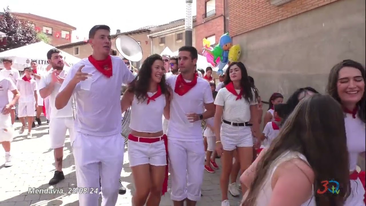 Mendavia, Fiestas 24, Charanga día Cohete 23/08/24