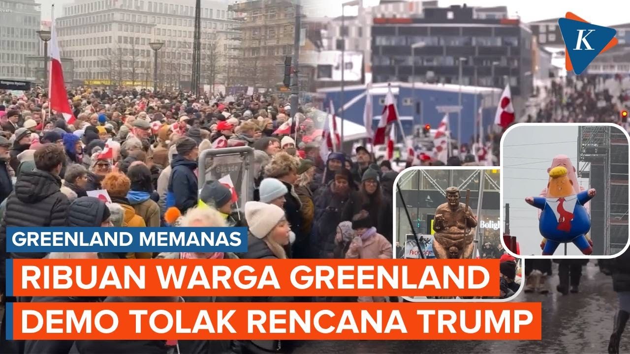 Demo di Greenland, Warga: Kami Tak Mau Jadi Orang AS!