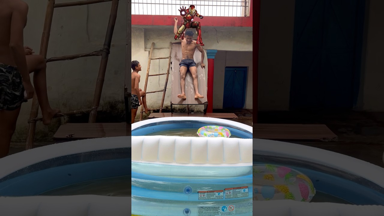 CHOTU KA WATER SLIDE #shorts @FACTFIREKING