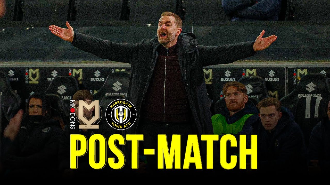POST MATCH // Simon Weaver after late defeat at MK Dons