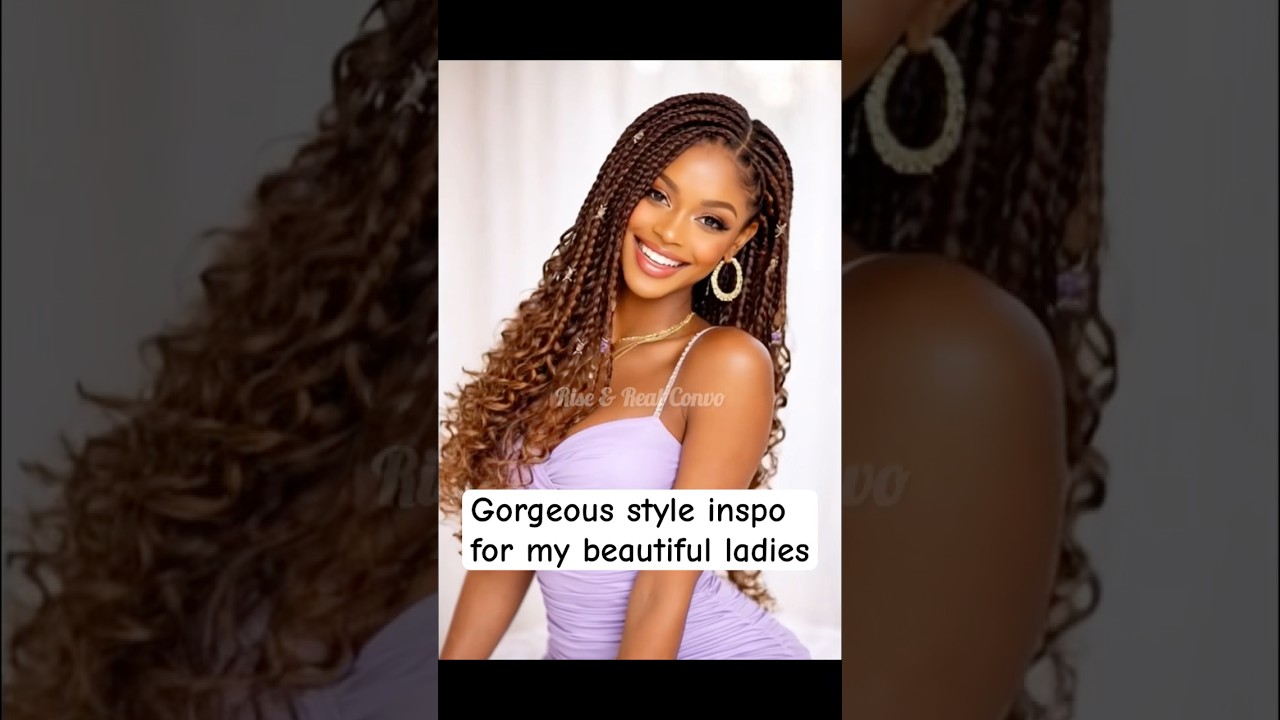 Gorgeous style inspo for my beautiful ladies #africanbraids #braids #styleinspo #shorts #womenhair