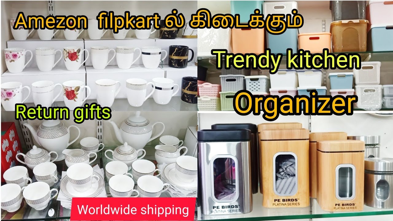 Multi purpose kitchen organiser Variety of Return gift baskets ceramic jars wholesale Shop  Chennai