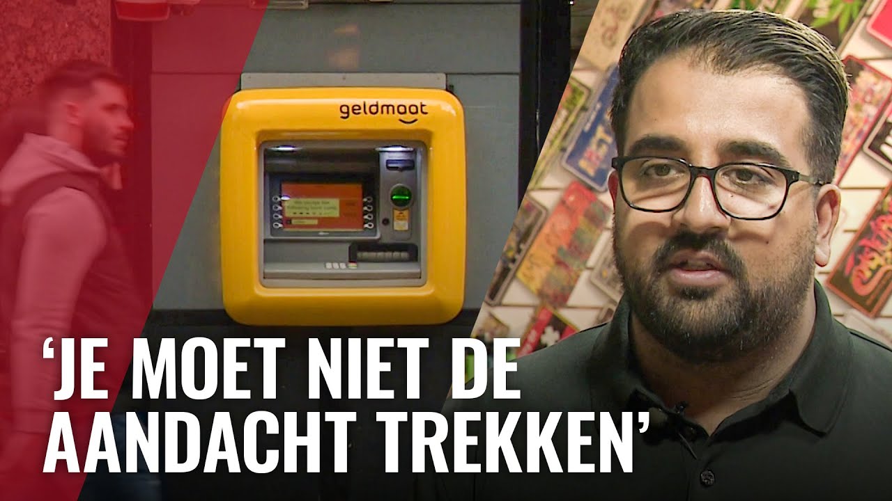 Onveilig gevoel ondernemers door geld storten op straat