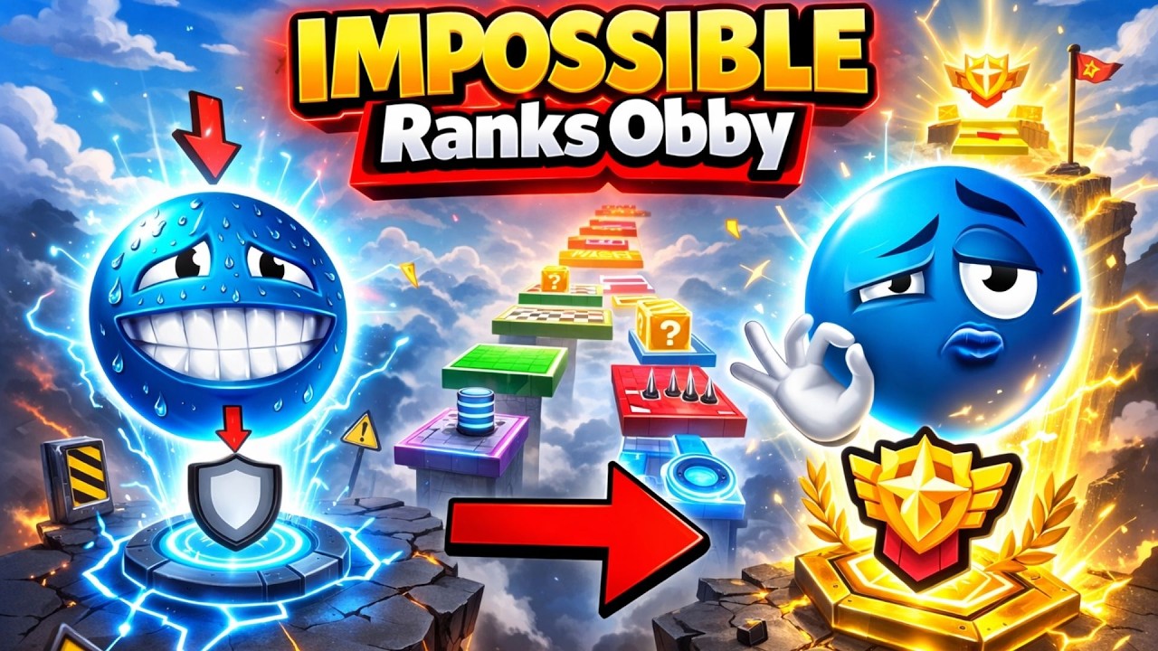 IMPOSSIBLE Ranks Obby (#Roblox)