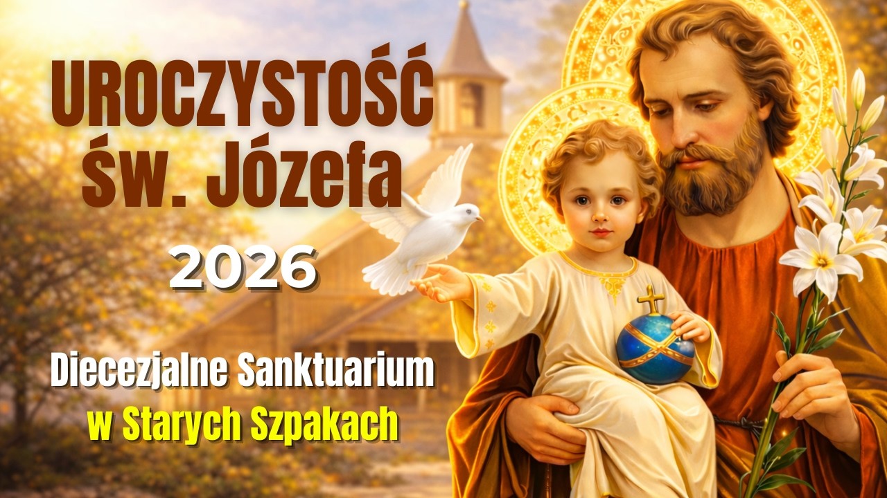 SUMA ODPUSTOWA KU CZCI ŚW. J&Oacute;ZEFA - Sanktuarium w Starych Szpakach - 19.03.2026 - transmisja na żywo