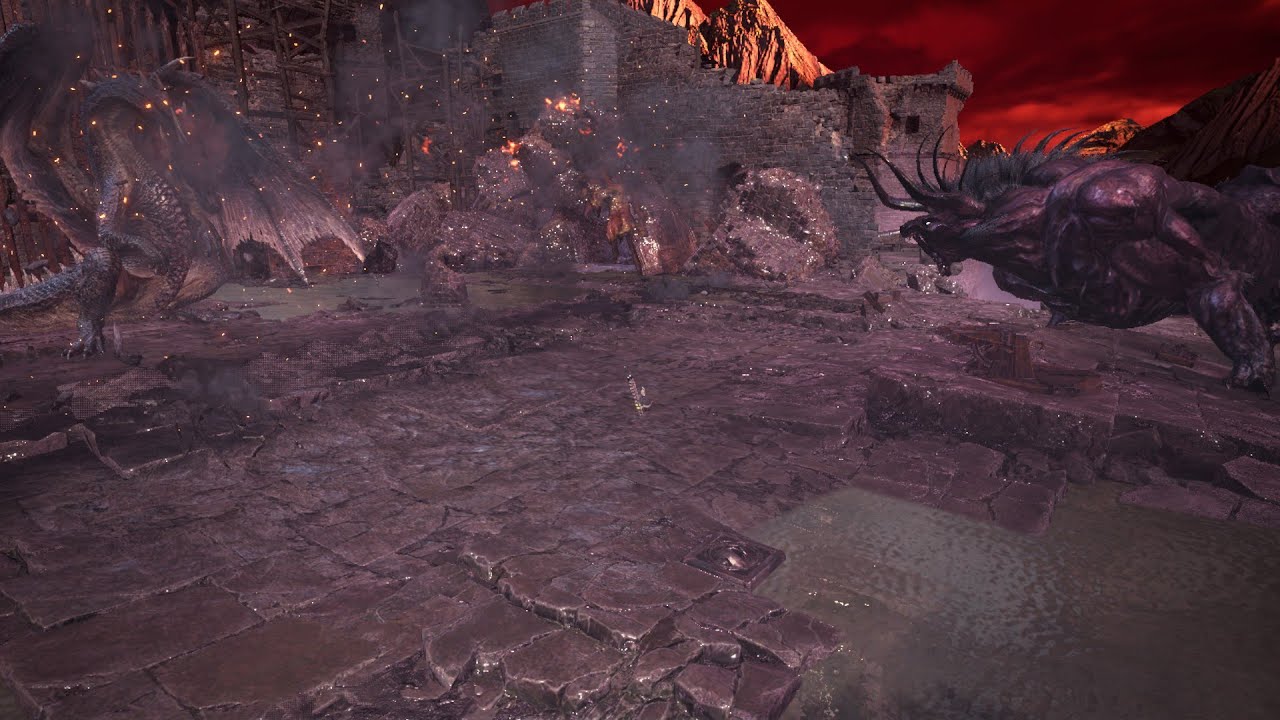 Fatalis vs behemoth(Round 3 MHW Battle)+bouns fight