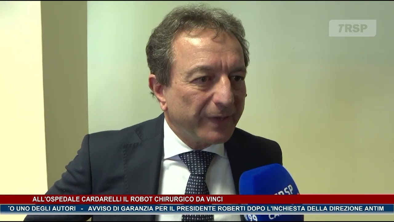 All'ospedale Cardarelli il robot chirurgico Da Vinci   TG NEWS MOLISE DEL 13.12.25 - TRSP -