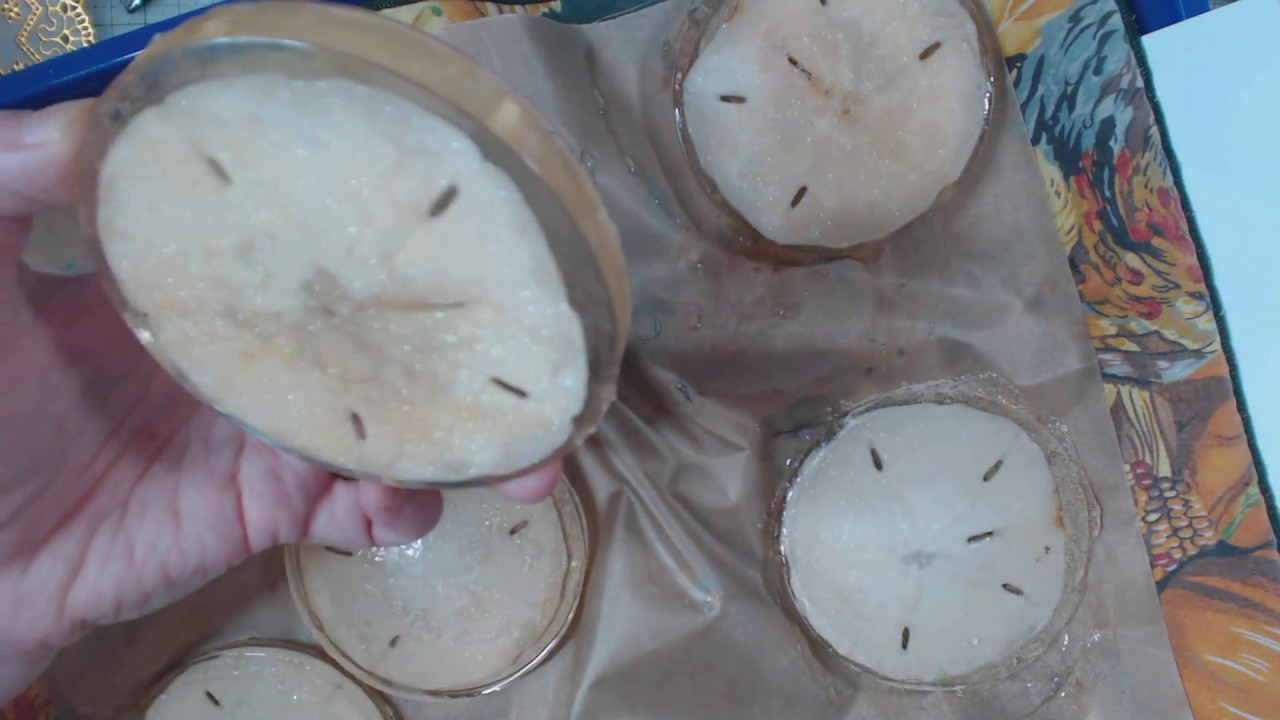 Making Resin coasters with Sand dollars!  The good, bad and ugly!