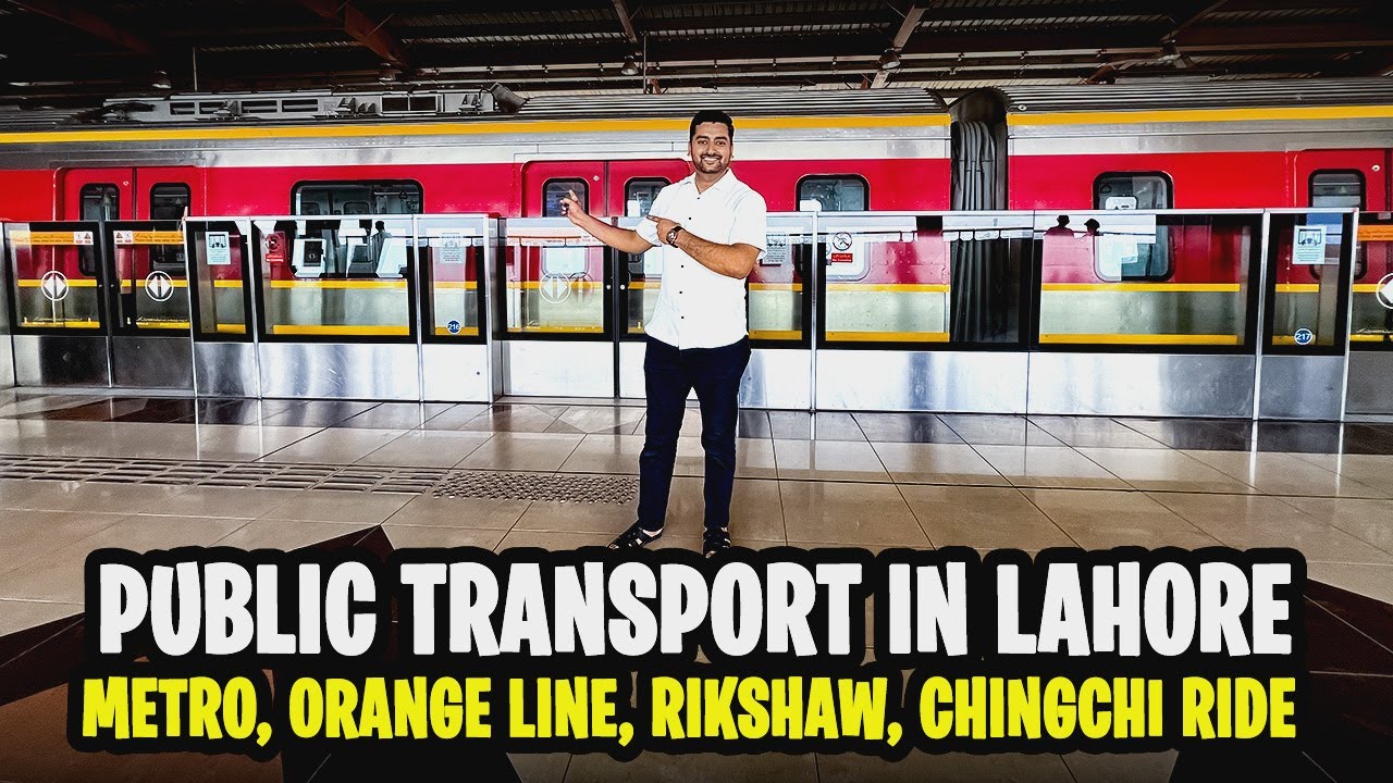 Public Transport in Lahore 🚆🚌🛺 | Metro Bus, Orange Train & Local Rides