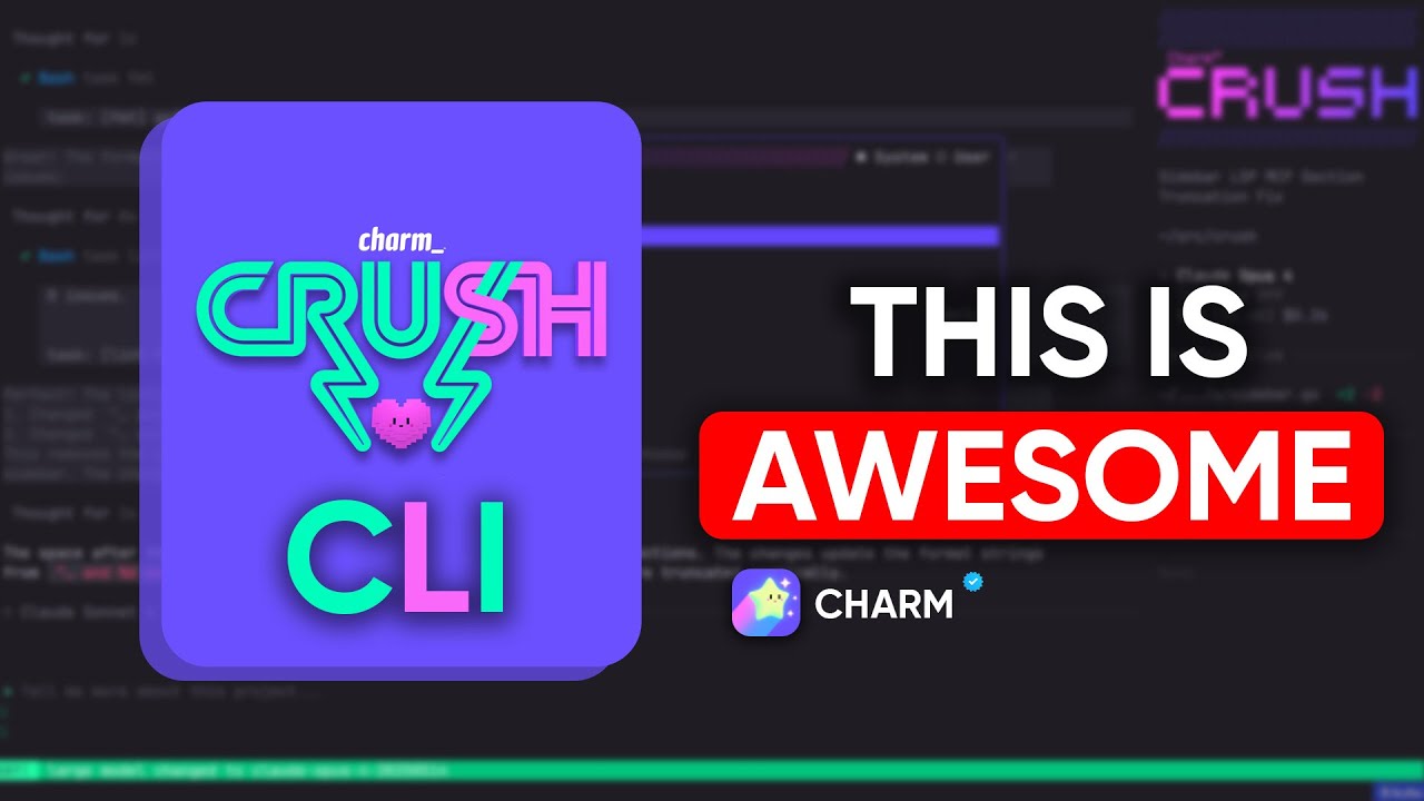 🚀 CRUSH CLI: DESTROYS Cursor AI + Claude Code! (FREE QWEN 3 CODER REVOLUTION)