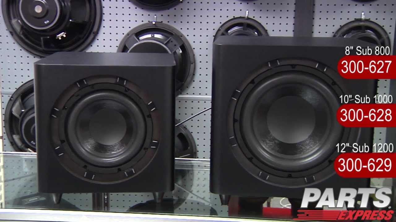Посмотрите на новые сабвуферы Dayton Audio в действии