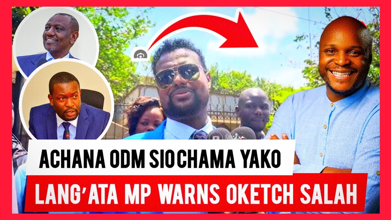 Nitakumaliza! Lang’ata MP Fires Warning at Oketch Salah, wachana na ODM sio yako 