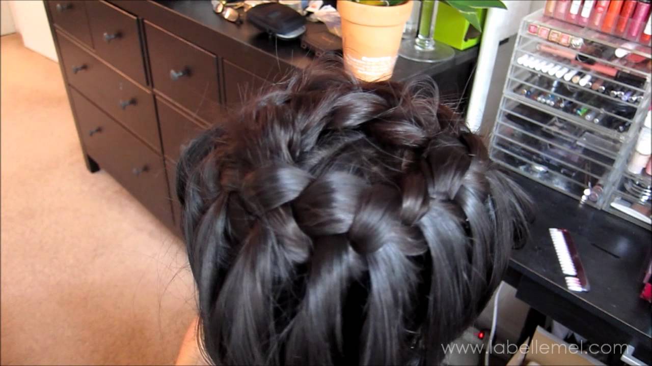Simple High Crown Braid for Everyday Hairstyle