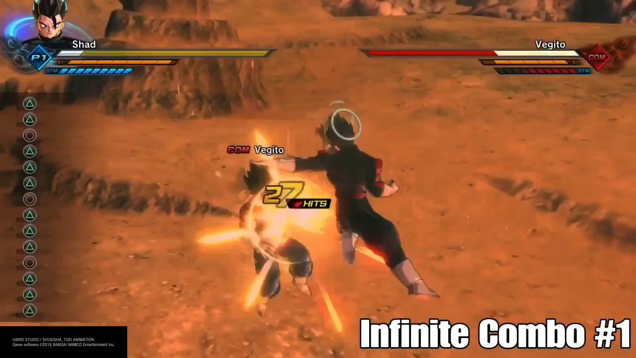Xenoverse 2 - Tutorial: Male Saiyan: Stamina Break Combo + Infinite Combos