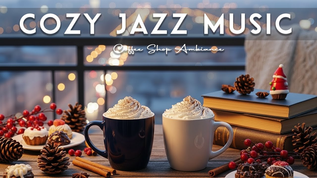 Cozy Jazz Music☕ Coffee Shop Ambiance & Elegant Jazz Cafe Music for Holiday'