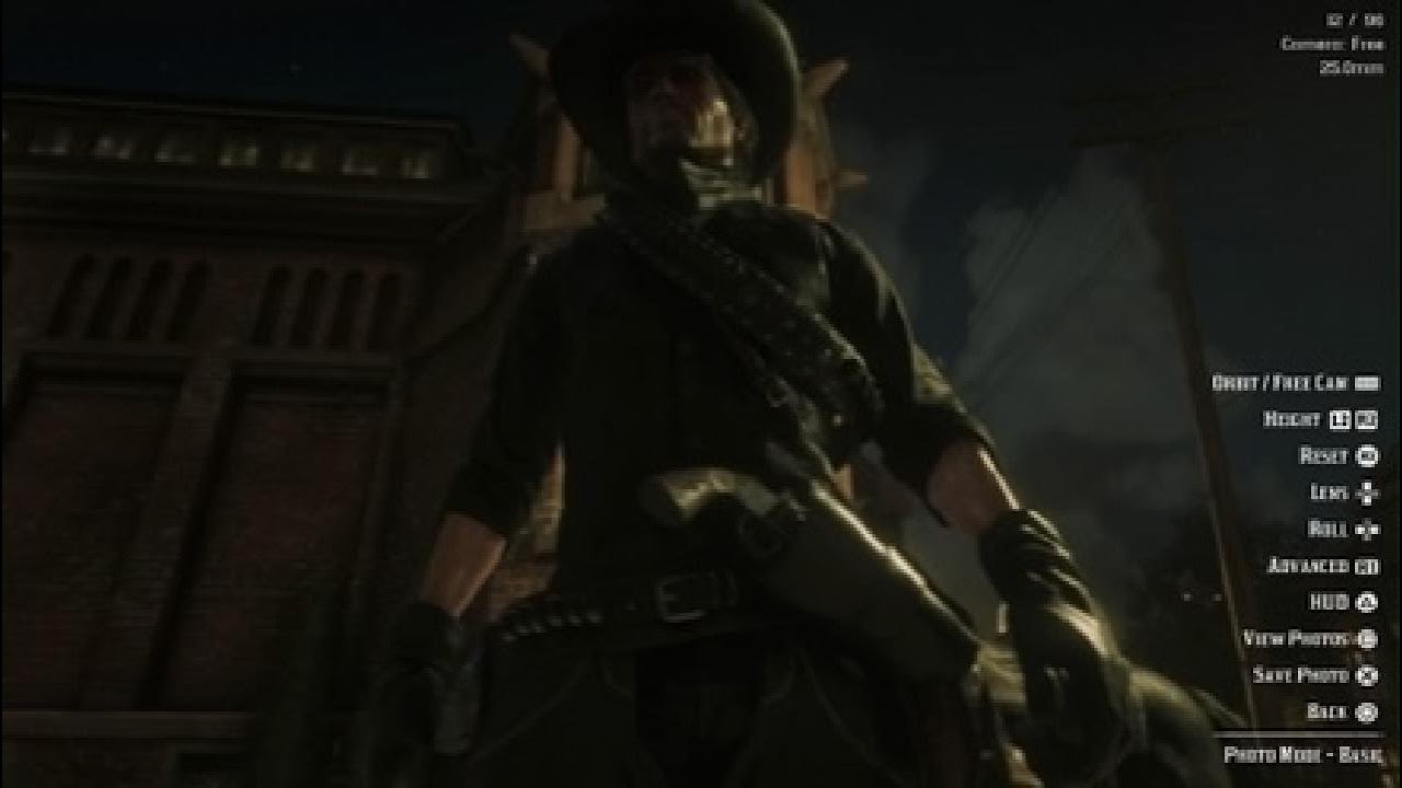 Rdr2 how to make a all black outfit using the Gaucho hat