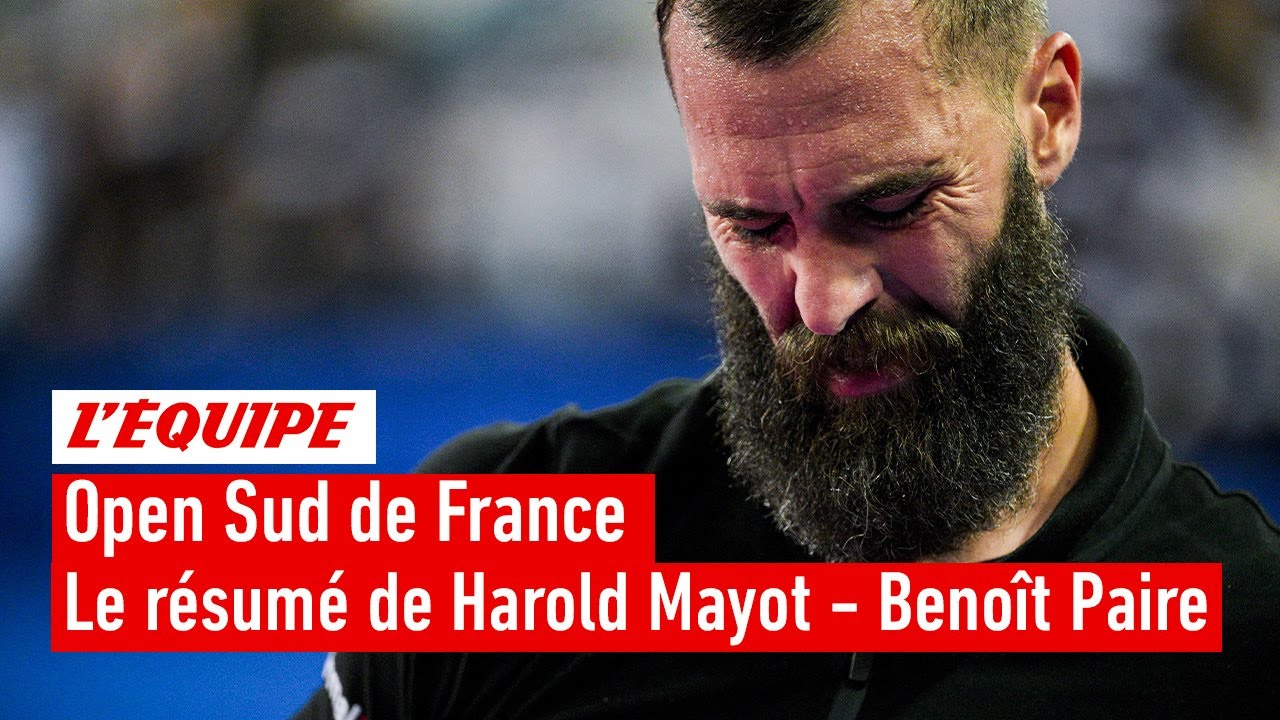 ATP de Montpellier - Harold Mayot trop fort pour Benoît Paire