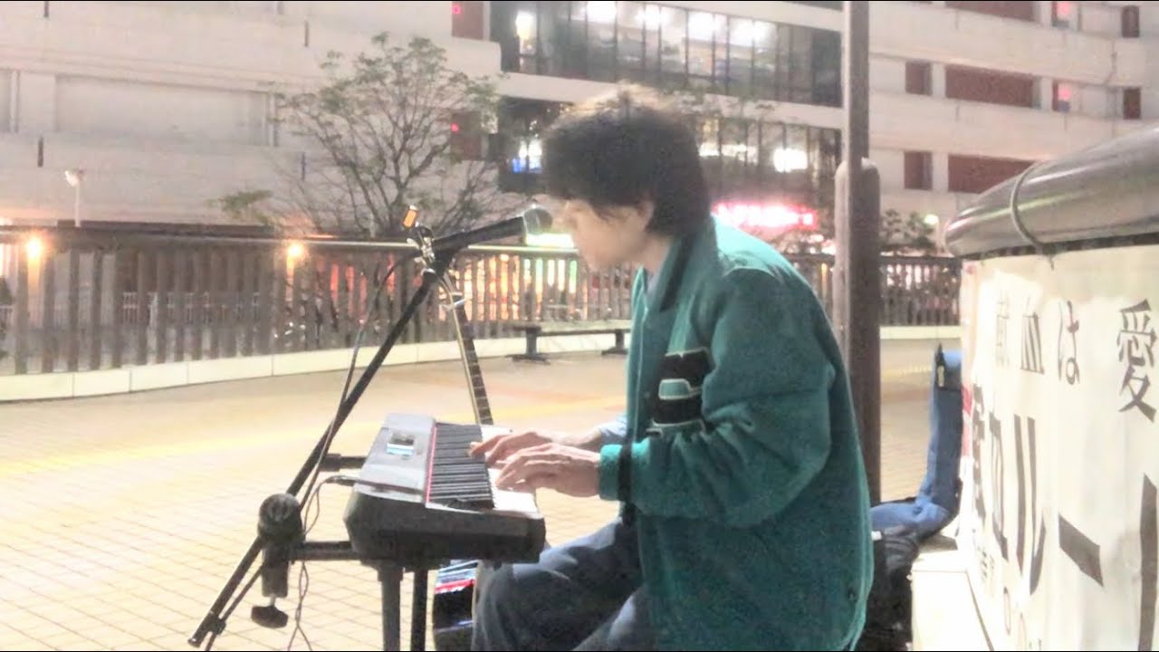 2025年11月21日 船橋駅 北口 ストリートライブ　宮島久男