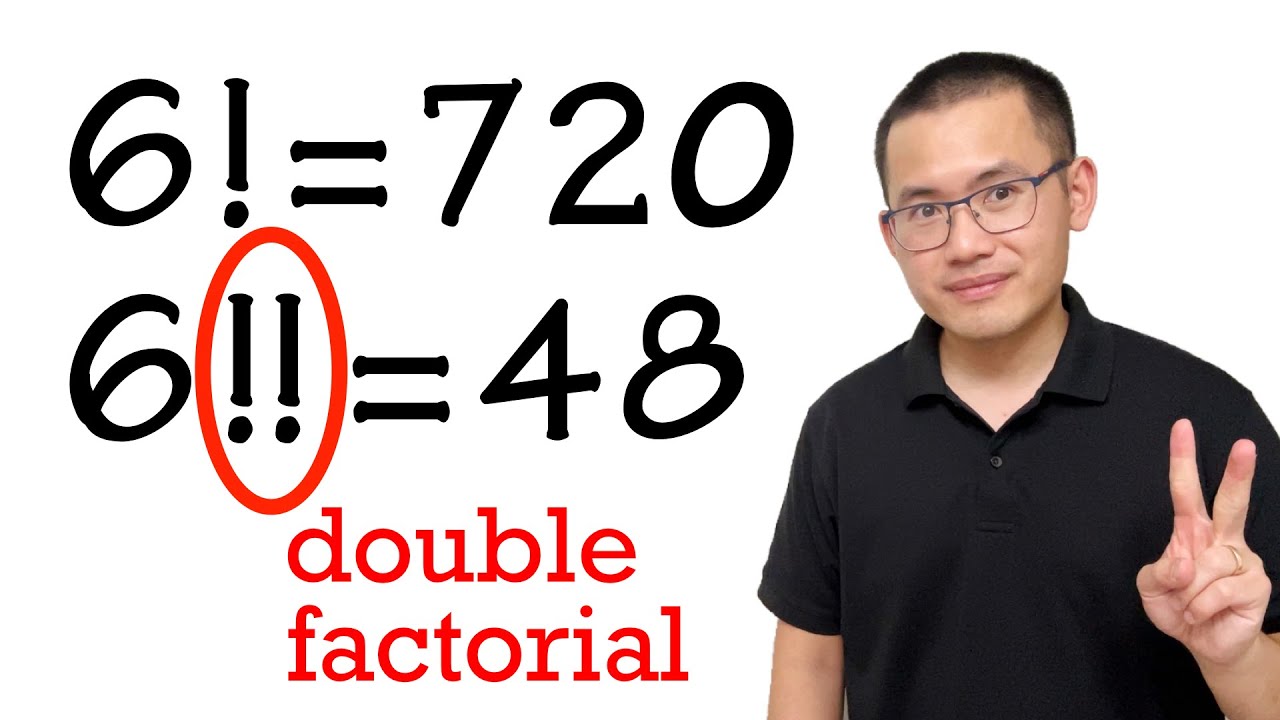 double factorial vs. regular factorial