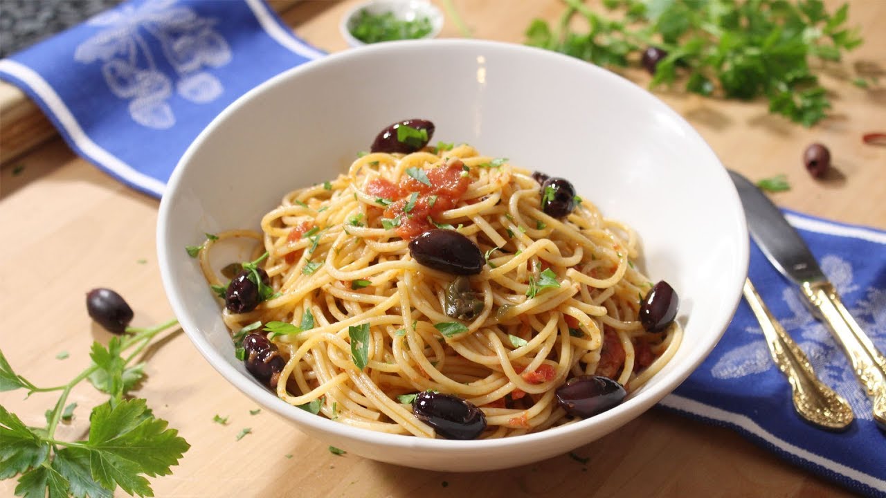 Spaghetti alla Puttanesca Recipe