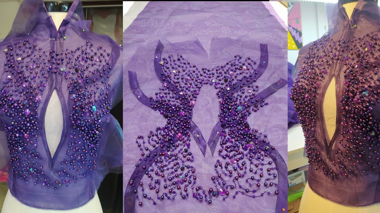 Bordado a mano, luneville embroidery