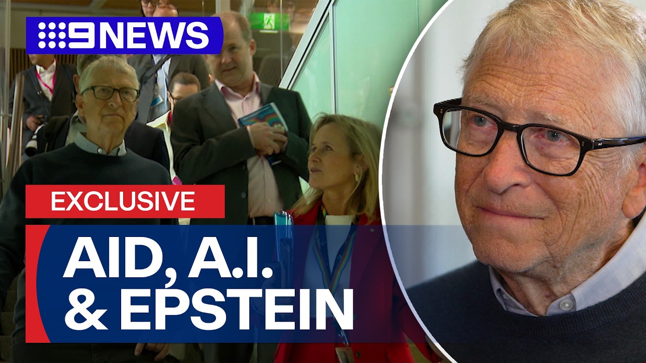 Exclusive: Bill Gates opens up on medical research, A.I. and Epstein allegations | 9 News Australia