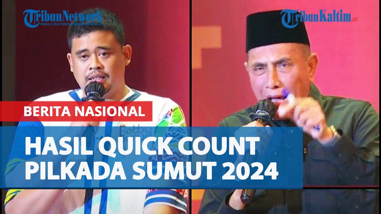Hasil Hitung Cepat Pilkada Sumut 2024 Versi 2 Lembaga, Kekuatan Mantu Jokowi, Bobby Nasution Unggul