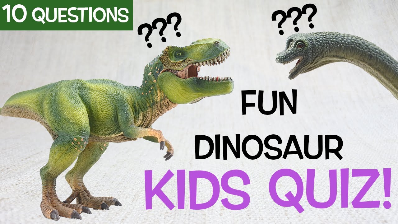 DINOSAUR QUIZ! | 10 Questions - Learn About Dinosaurs | Fun & Educational | Dinosaurs For Kids