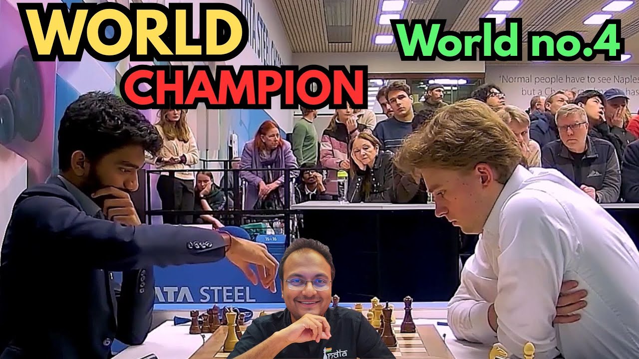 When World Champion Gukesh sacrificed his queen againt World no.4 Vincent Keymer