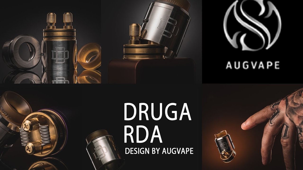 Druga RDA by Augvape. Качественная, вкусная, красивая дрипка.