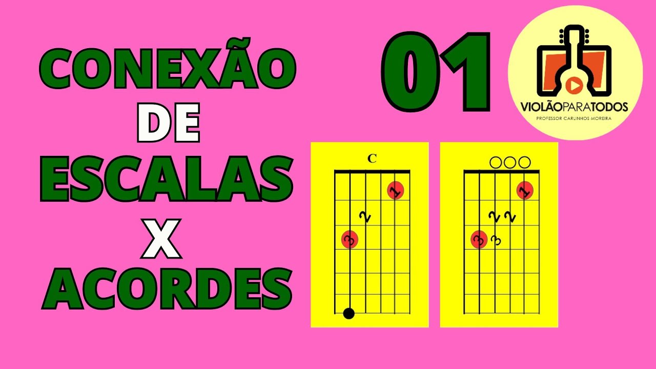COMO CONECTAR ESCALAS COM ACORDES 01 Violão Para Todos