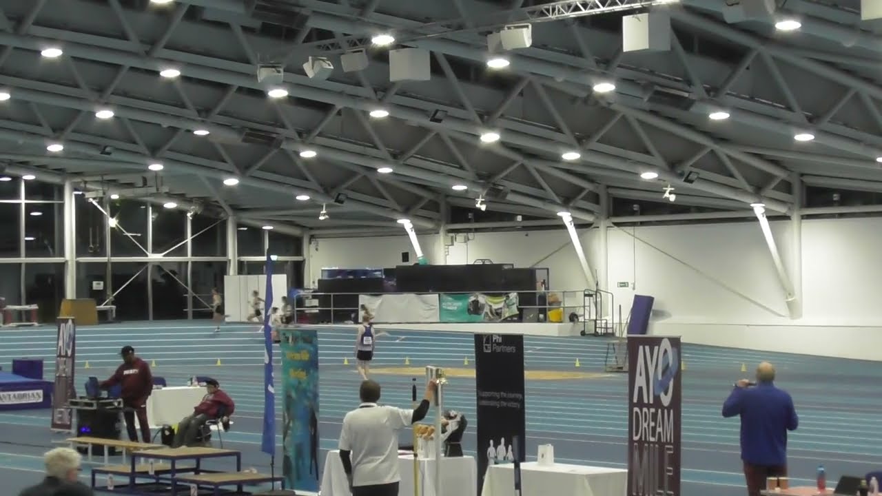 800m women D race Ayo Falola Dream Mile and BMC Lee Valley Meeting 4th February 2026