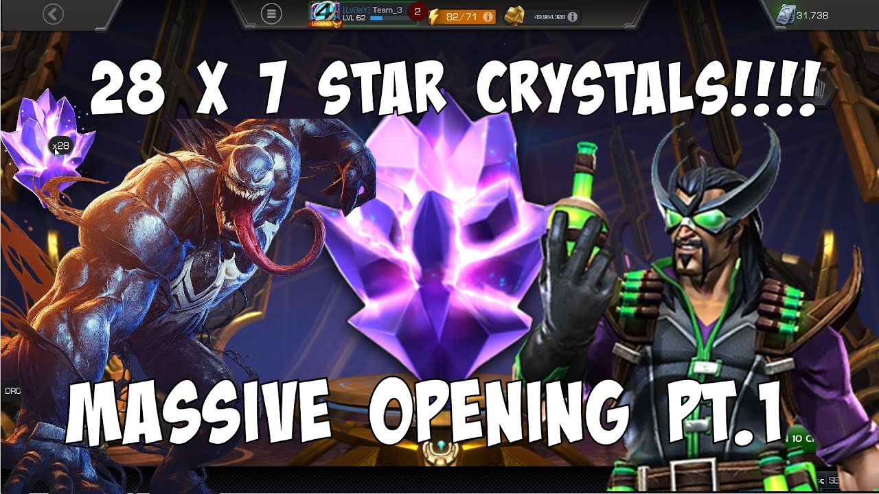 THE MOST 7 STARS I HAVE EVER OPENED | 28 X 7 Star Crystal Opening | MCOC