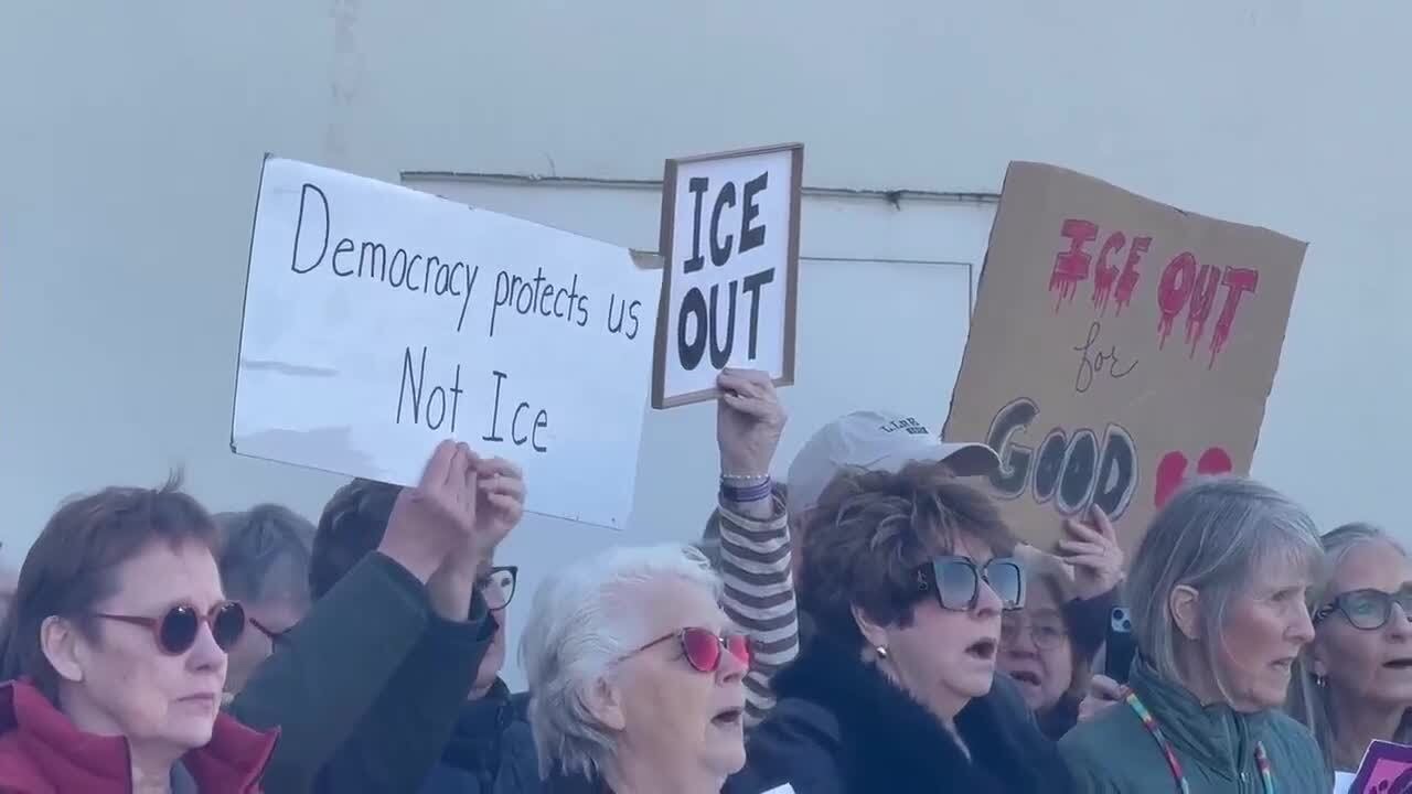 Hundreds protest at Coral Ridge Mall against ICE, Target