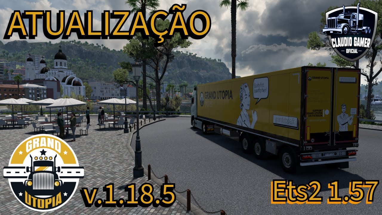 Atualiza&ccedil;&atilde;o e Download  Mapa Grand Utopia v.1.18.5 Ets2 1.57
