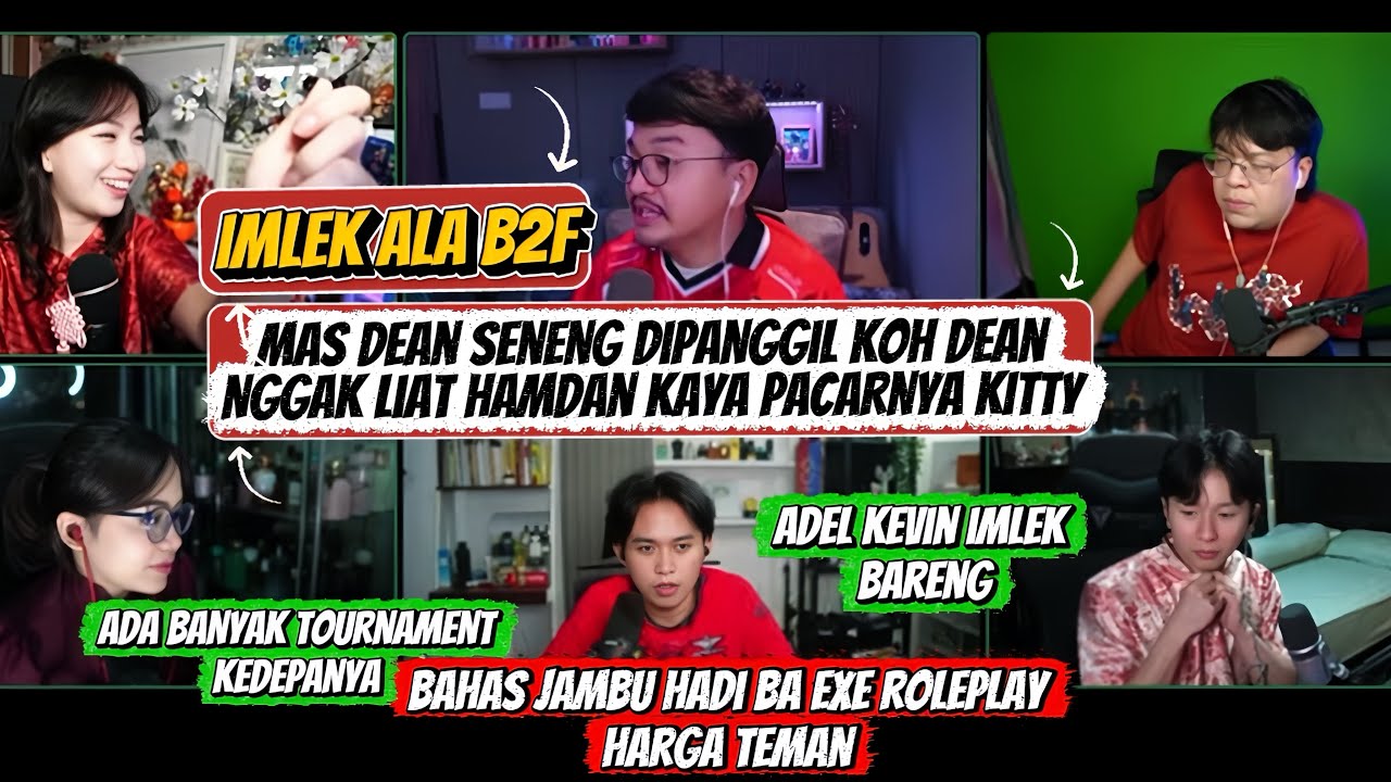 DEANKT KAGET LIAT HAMDAN KAYA PACARNYA KITTY IMLEK ALA B2F ADEL KEVIN IMLEK BARENG | DISCORD MOMENT 
