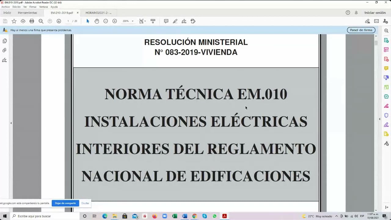 C06 Instalaciones Eléctricas - S2.1 Norma EM.010