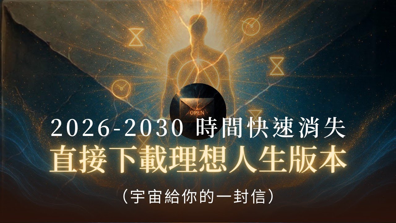【天選之人】時間快速消失，直接下載理想人生！揭祕2030前的「加速清場」邏輯，跳過三維漫長等待？