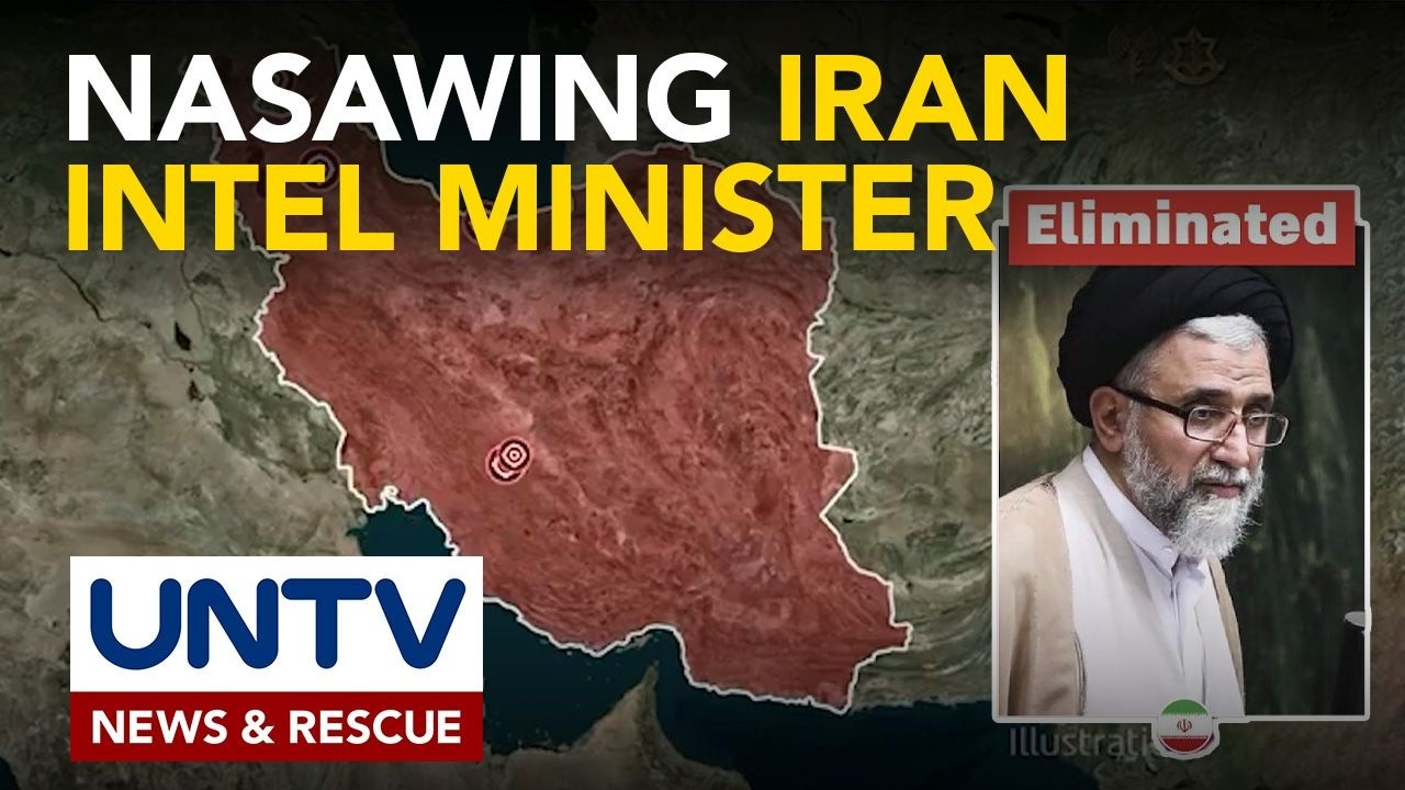 Intelligence Minister ng Iran, napatay sa airstrike ng Israel