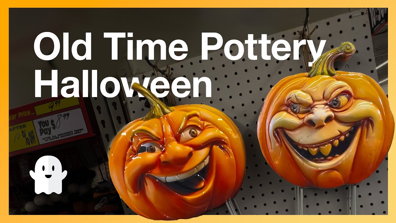 Old Time Pottery Halloween - 2024, store Decor Walkthrough