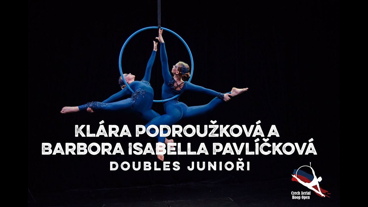 Czech Aerial Hoop Art 2024 - Klára Podroužková a Barbora Isabella Pavlíčková, DOUBLES JUNIOŘI