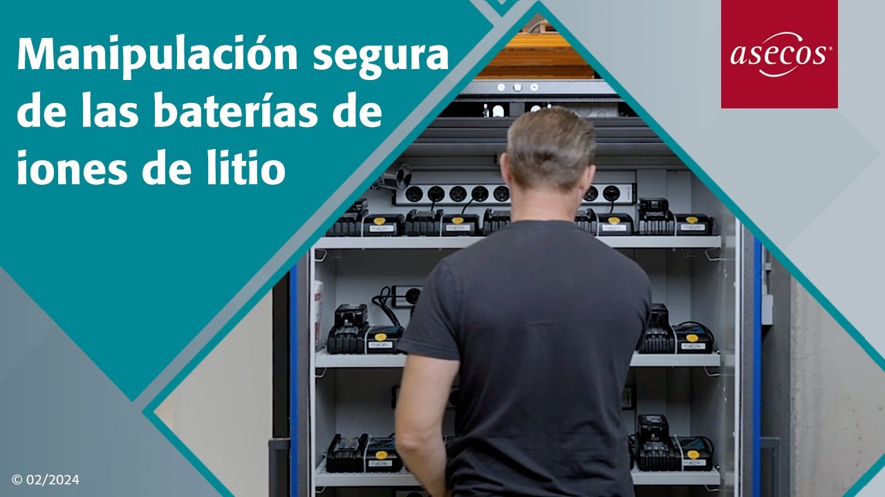 Manipulación segura de las baterías de iones de litio | asecos
