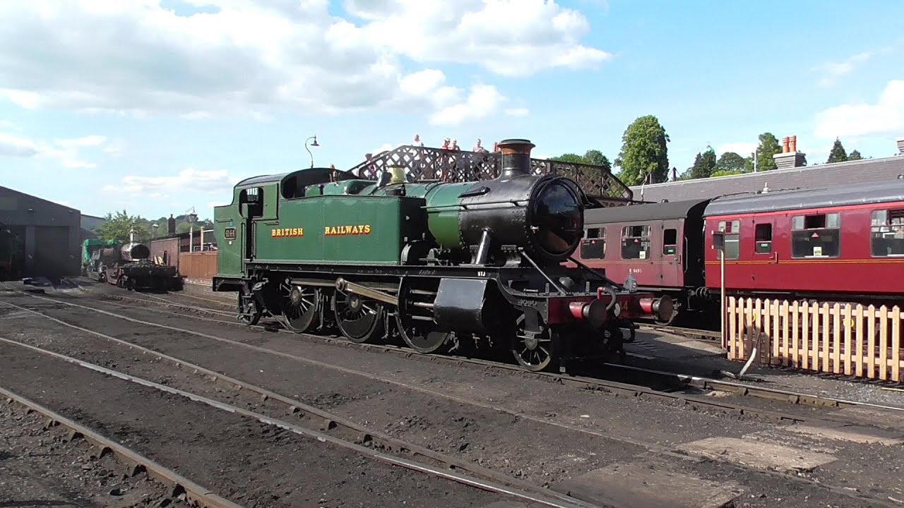 GWR Large Prairie 4144 - Severn Valley Railway - Bridgnorth Station