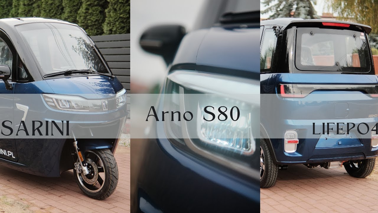 Premiera: Sarini Arno S80 - zasięg do 100 km bez prawo jazdy #salon2kolka